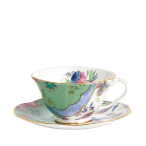Wedgwood Butterfly Bloom Green Teacup & Saucer