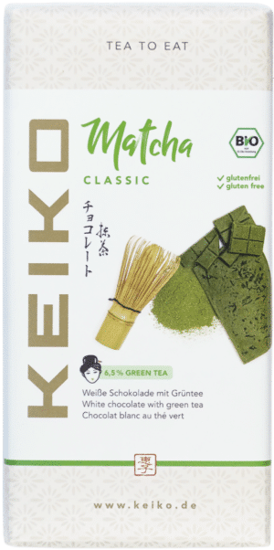 Keiko Classic White Chocolate with Green Tea
