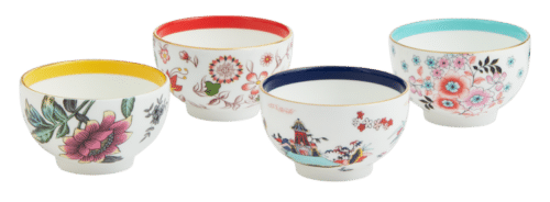 Wedgwood Wonderlust Tea Bowls, set of four