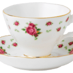 Royal Albert New Country Roses White Teacup & Saucer
