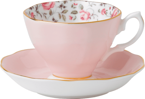 Royal Albert Rose Confetti Teacup & Saucer