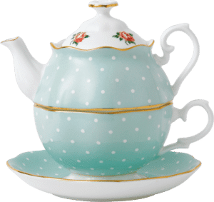 Royal Albert Polka Rose Tea for One Set