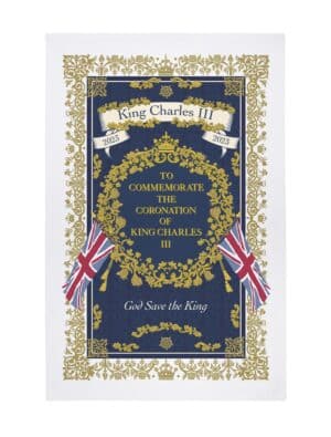 King Charles Coronation Regal Tea Towel