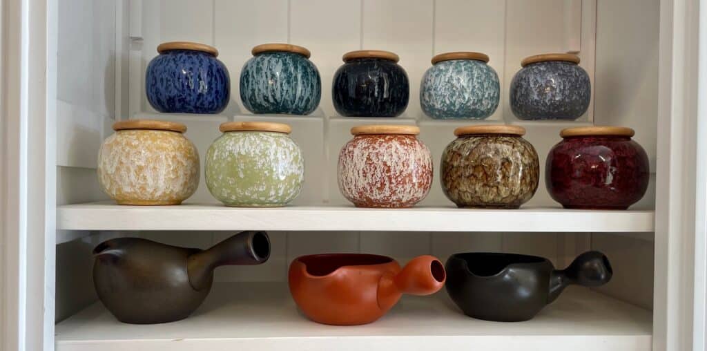 Tea storage, Jian Zhan ceramic caddies