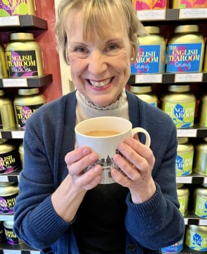 Irish Breakfast Tea is typically served in a mug with milk