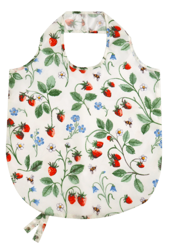 Strawberry Patch roll-up (foldable) bag
