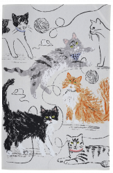 Ulster Weavers Feline Friends Tea Towel
