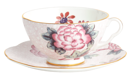 091574165554_Wedgwood_Cuckoo Tea Story_Tcup_Scr Pink 2P Set_front