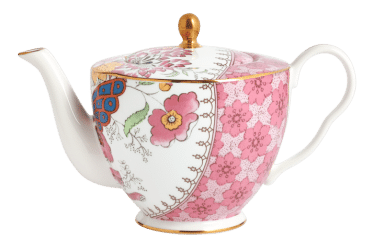 091574178783_Wedgwood_Butterfly Bloom_Teapot 12.5oz Bxd_front