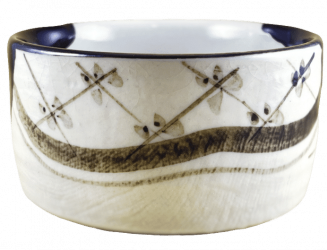 Small matcha bowl Kuro Oribe