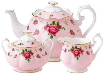 Royal Albert New Country Roses Pink 3 piece teaset