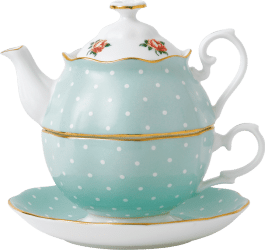 Royal Albert Vintage Polka Rose Tea for One Set