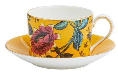 701587380362_Wedgwood_Wonderlust_Yellow Tonquin Teacup & Saucer_Product_front
