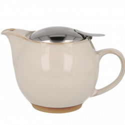 Zero Japan Earth Teapot, 450ml, Natural White