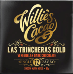 Willie's Cacao Las Trincheras Chocolate , 72% Cacao