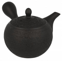 Tokoname black ceramic Kyusu, 400 ml