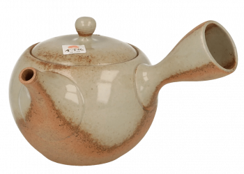 Tokoname 320 ml kyusu, two-tone, metal sieve