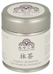 Organic Uji Shohokuen Top Grade Matcha, 30 g caddy