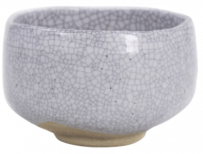 Crackle Glaze Matcha Bowl Sumi Kanyu