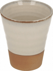 Zero Japan Earth Teacup, Natural White