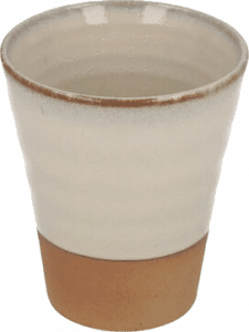 Zero Japan Earth Teacup, Natural White